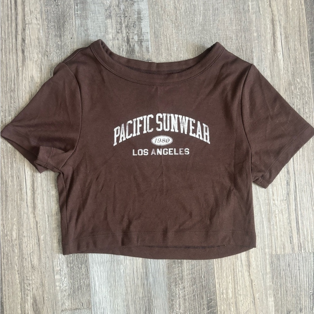 PacSun Brown Crop Top